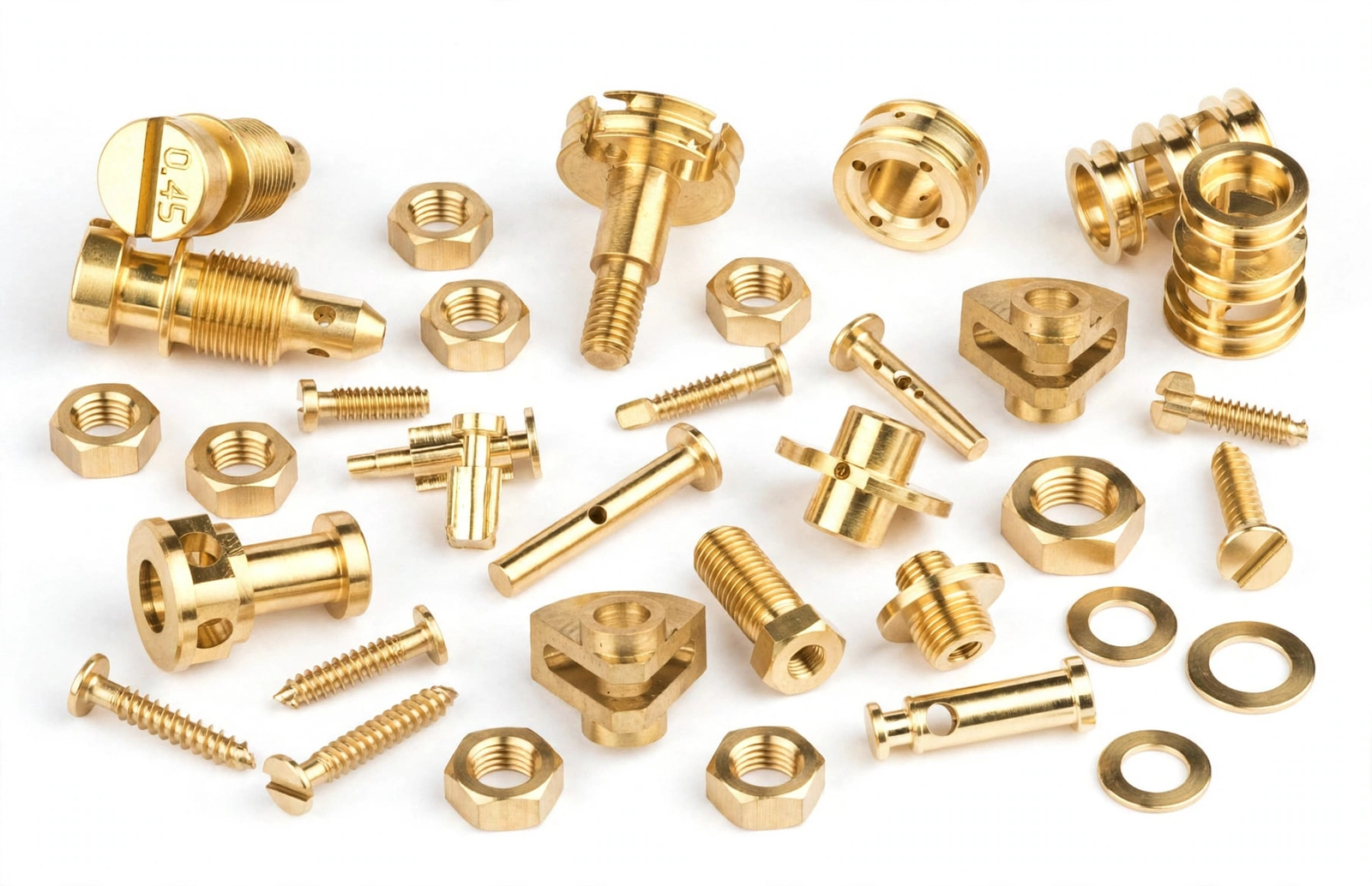 Automotive and two-wheeler brass spare parts manufactured for OEMs