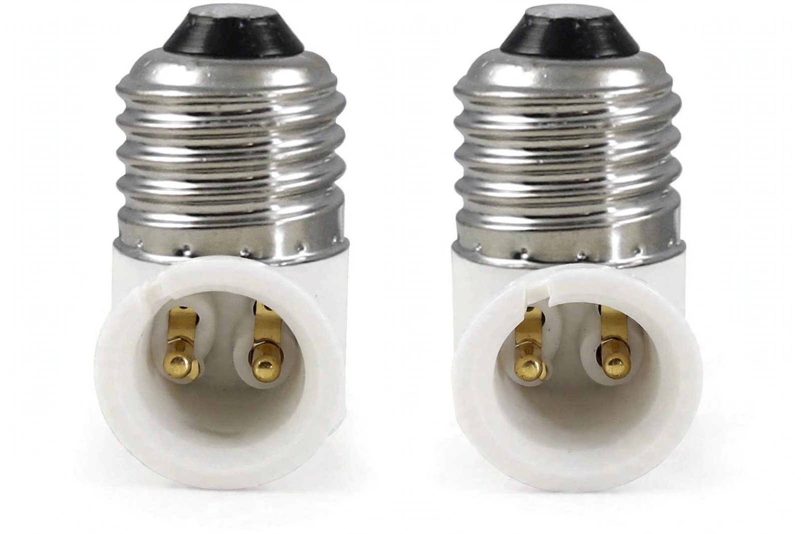 Brass E27 Edison screw pendant lamp holders in polished and antique bronze finish