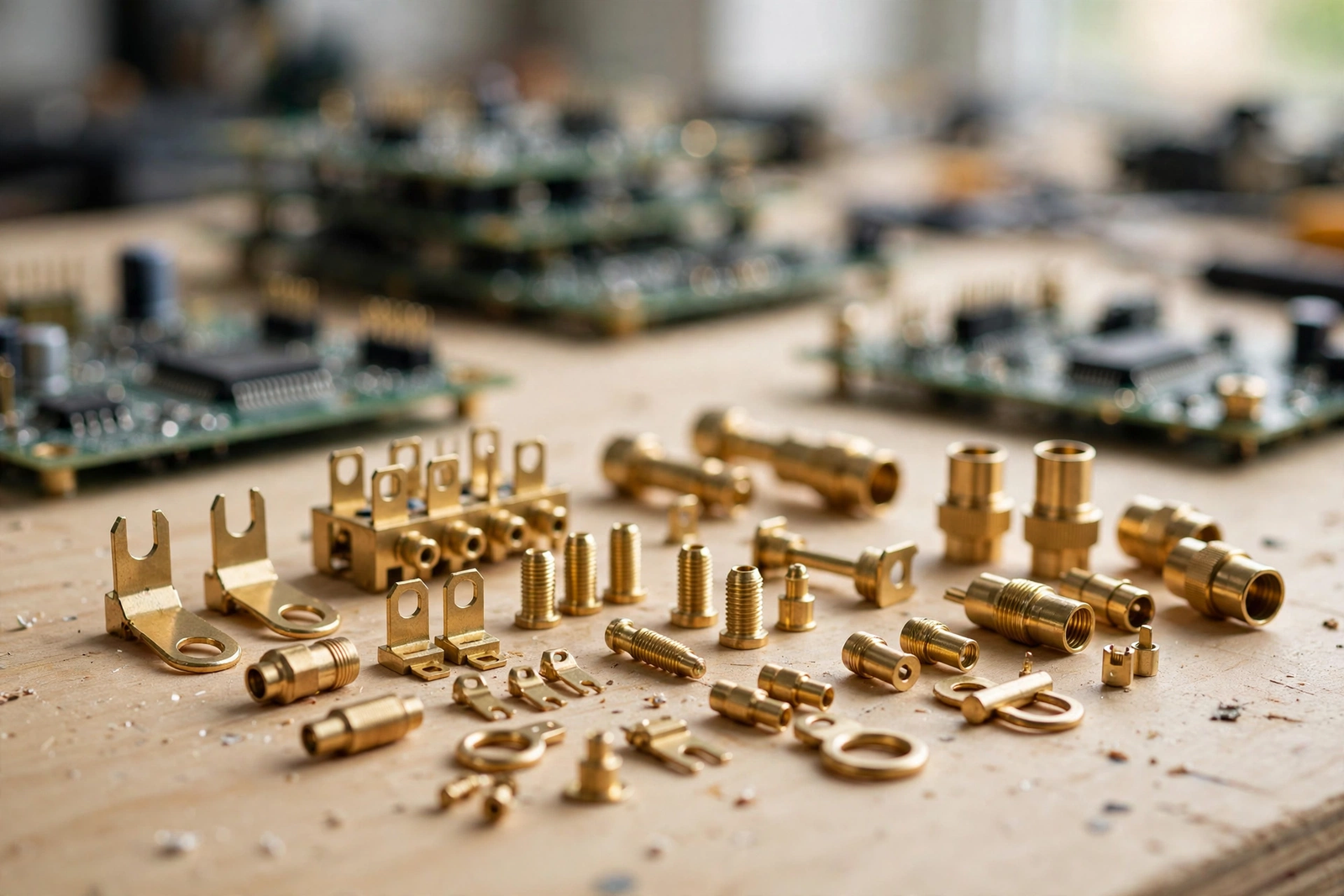Electrical &amp; electronic brass parts