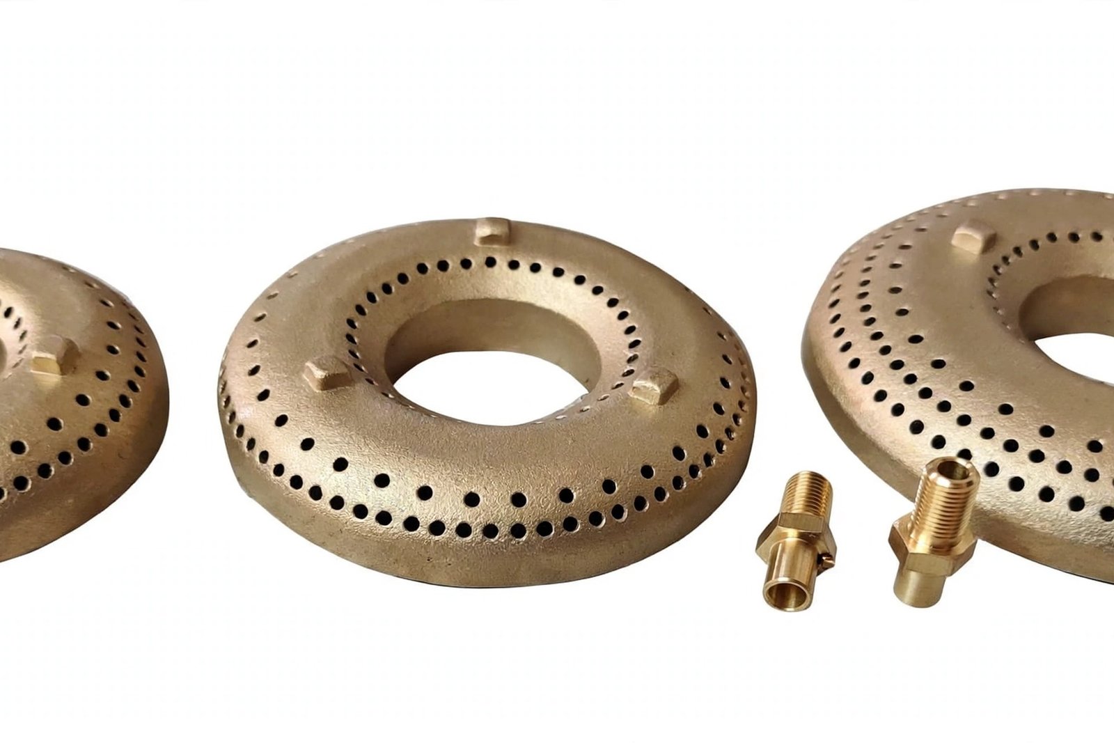 Brass gas stove and burner components manufactured in Jamnagar, India